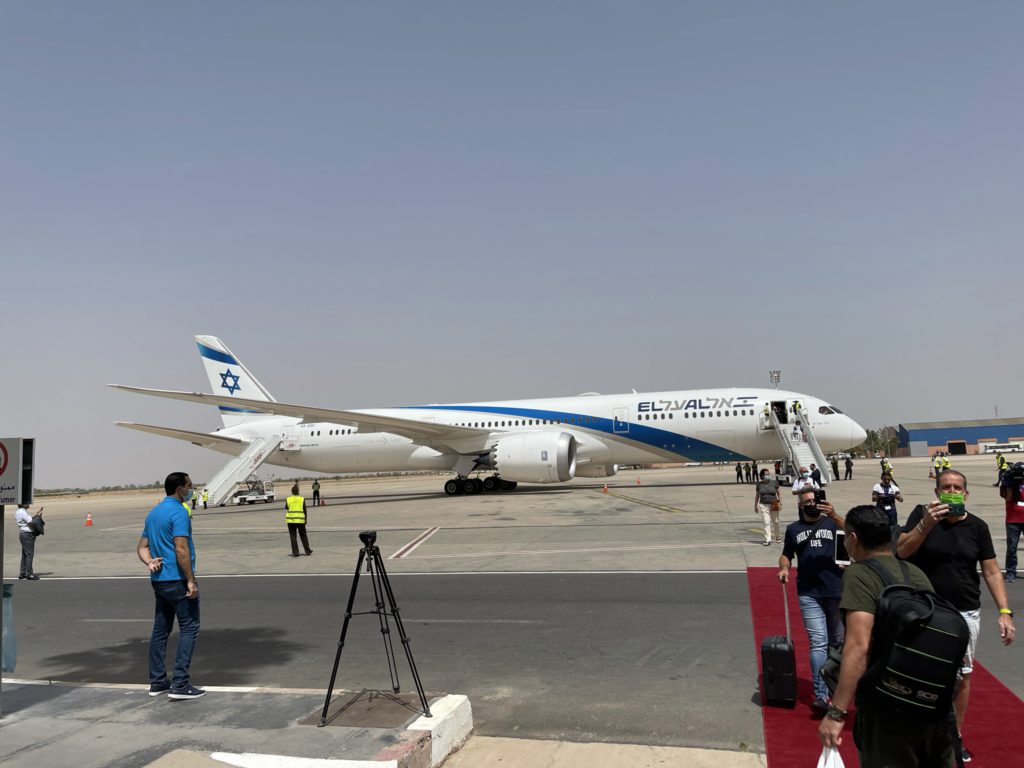 נחיתה ושטיח אדום במרקש